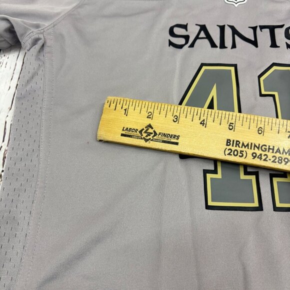 Women's New Orleans Saints Alvin Kamara Nike Gray On Field Jersey Medium - Picture 7 of 8